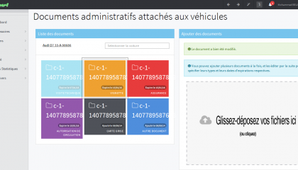 Docs des véhicules
